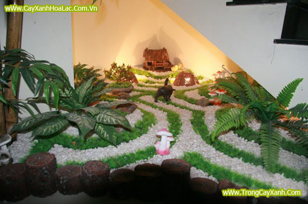 Tiểu cảnh cầu thang