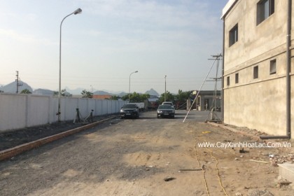 Mặt băng nhà máy Điện Tử Sunlin trước khi thi công